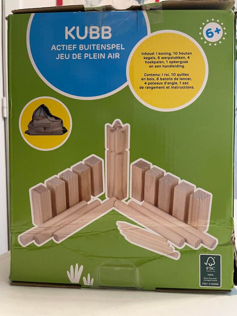 Jeu de plage KUBB, Ophalen, Zo goed als nieuw