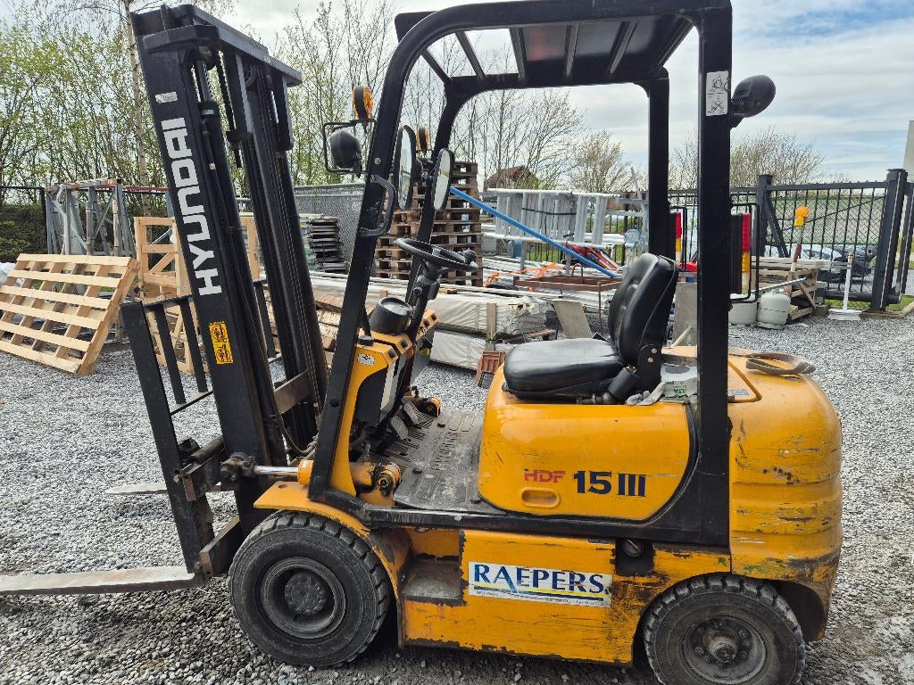 Hyundai Heftruck 2004, Zakelijke goederen, Machines en Bouw | Heftrucks en Intern transport, Ophalen, Diesel, Heftruck, 1000 tot 2000 kg