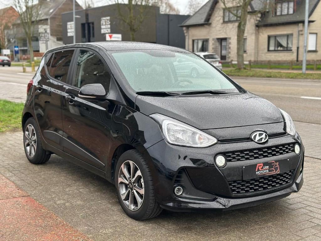 Hyundai I10 - 1.0i - 16.965KM - Apple Carplay - Airco -, Auto's, Hyundai, 4 deurs, Stof, Euro 6, Zwart