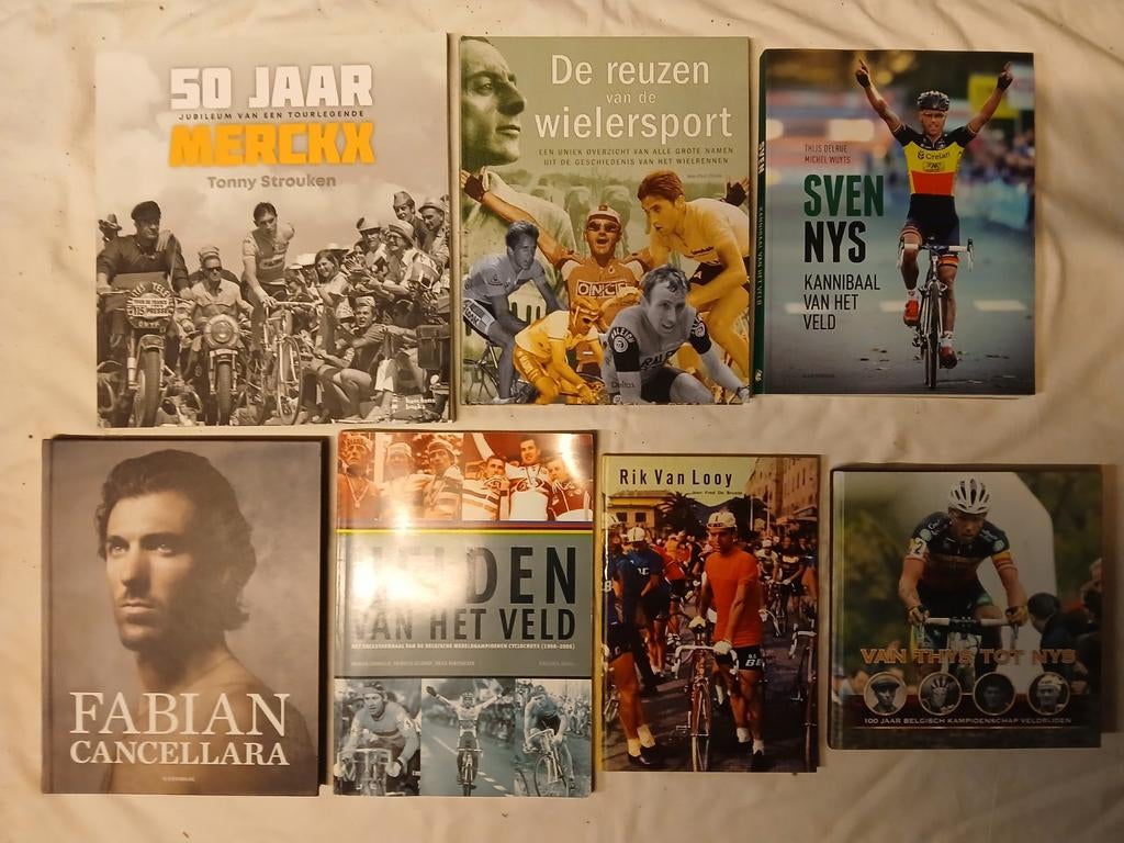 Lot wielersport boeken, Boeken, Sportboeken, Zo goed als nieuw, Lopen en Fietsen, Ophalen of Verzenden