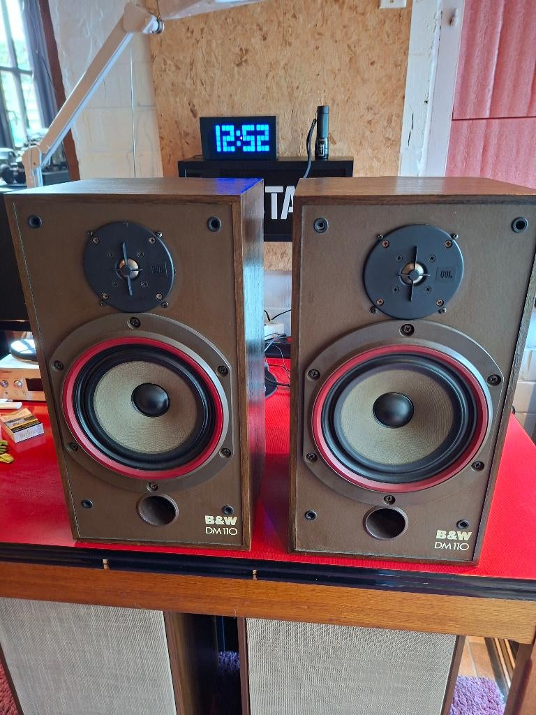 Luidspreker B&W dm 110 met nieuwe (betere) tweeters, Enlèvement, Utilisé