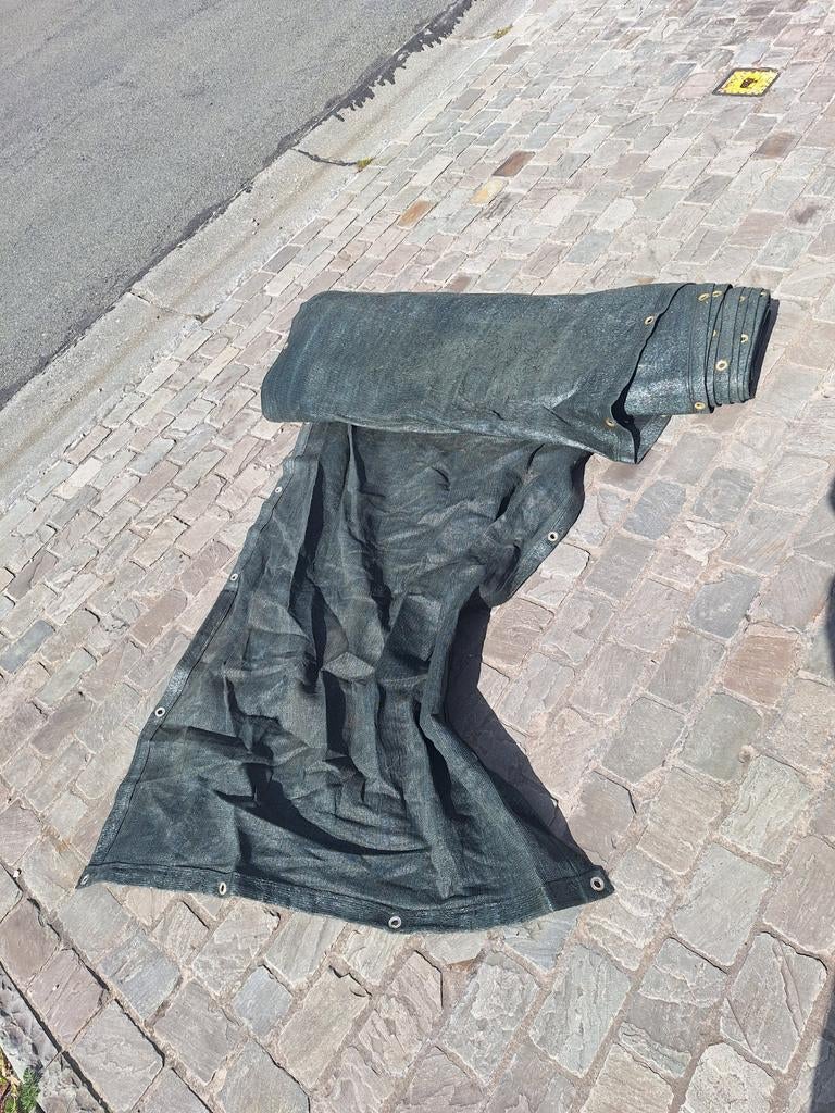 Groene zichtdoek, Ophalen