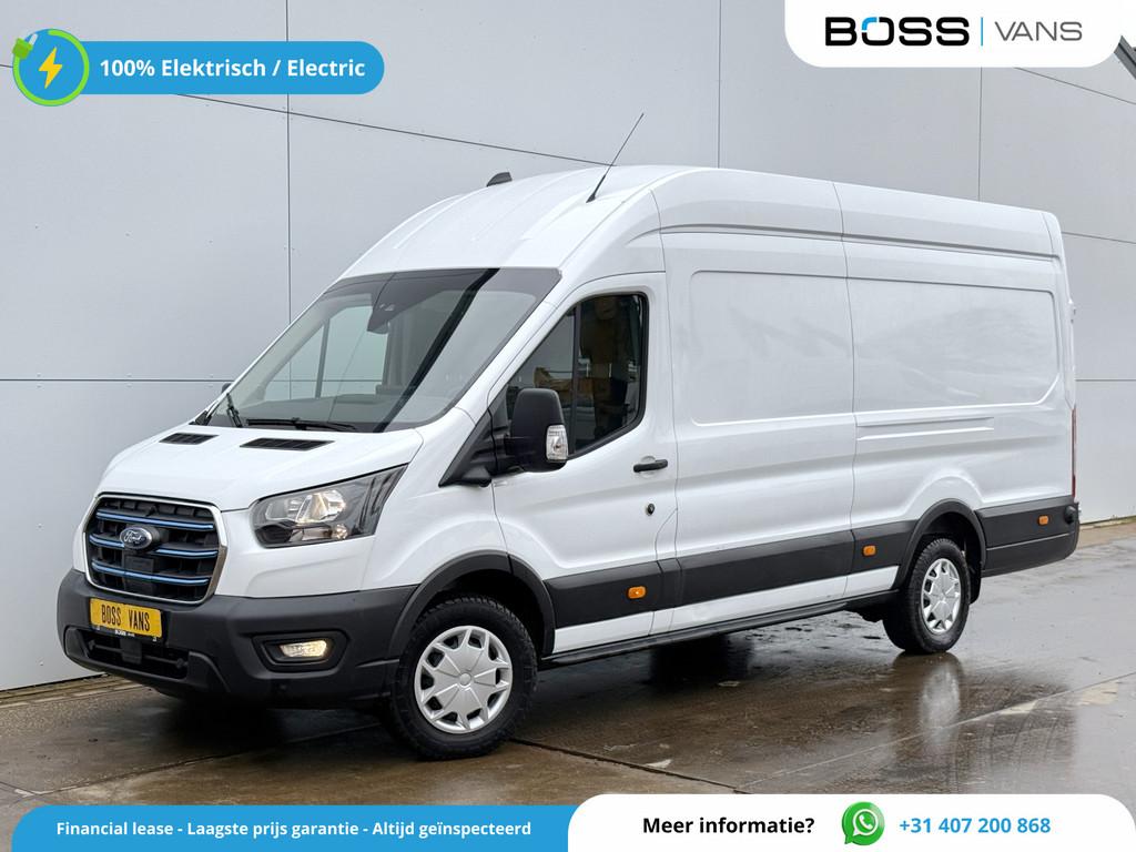 Ford E-Transit 184PK 68kWh L4H3 316km WLTP 96,2% (SOH) BEV S, Auto's, Bestelwagens en Lichte vracht, Automaat, Gebruikt, Navigatiesysteem