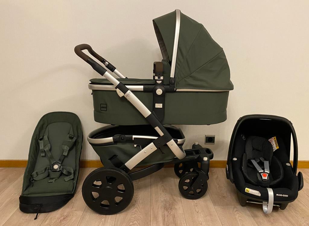 Joolz Geo2 Marvellous Green 3 in 1 - COMPLEET, Kinderen en Baby's, Kinderwagens en Combinaties, Ophalen, Zo goed als nieuw, Kinderwagen
