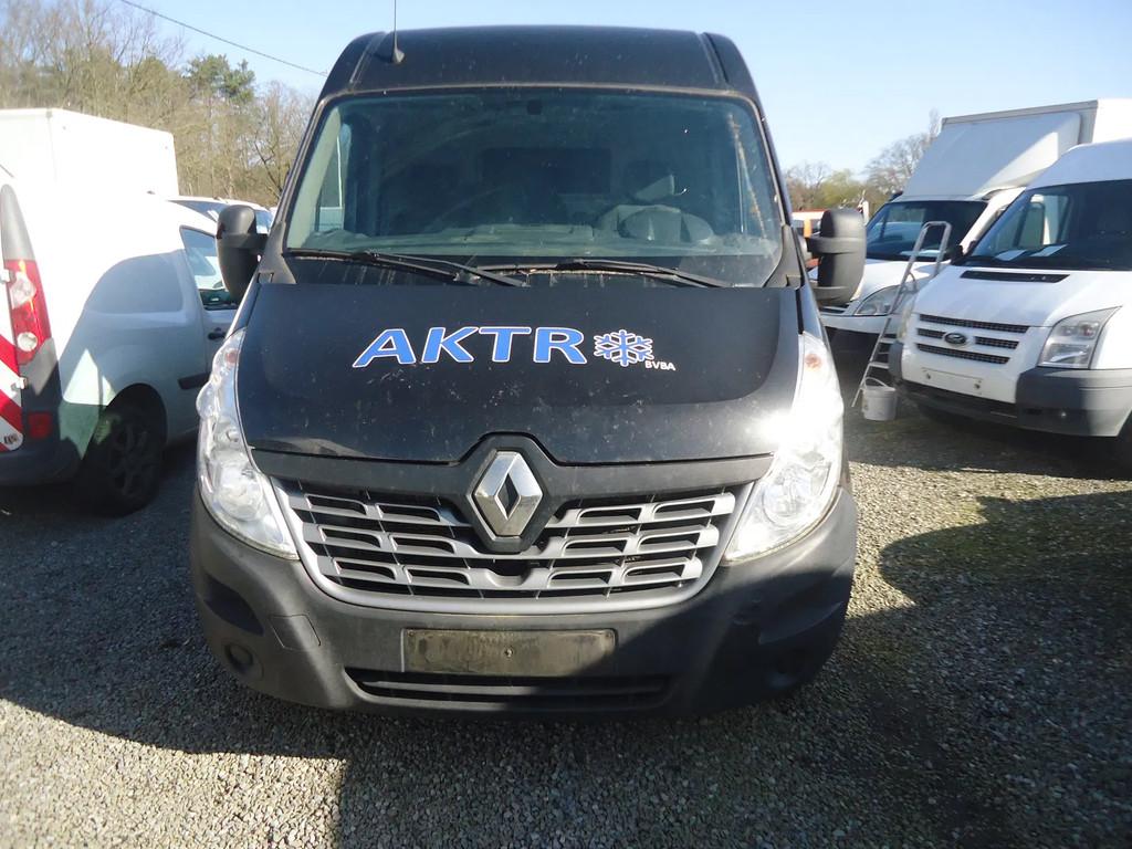 Renault Master L2H2 ,2.3d ,140 pk,airco ,navi ,cruise ,366 d, Autos, Camionnettes & Utilitaires, Euro 5, Achat, 2500 kg, Noir