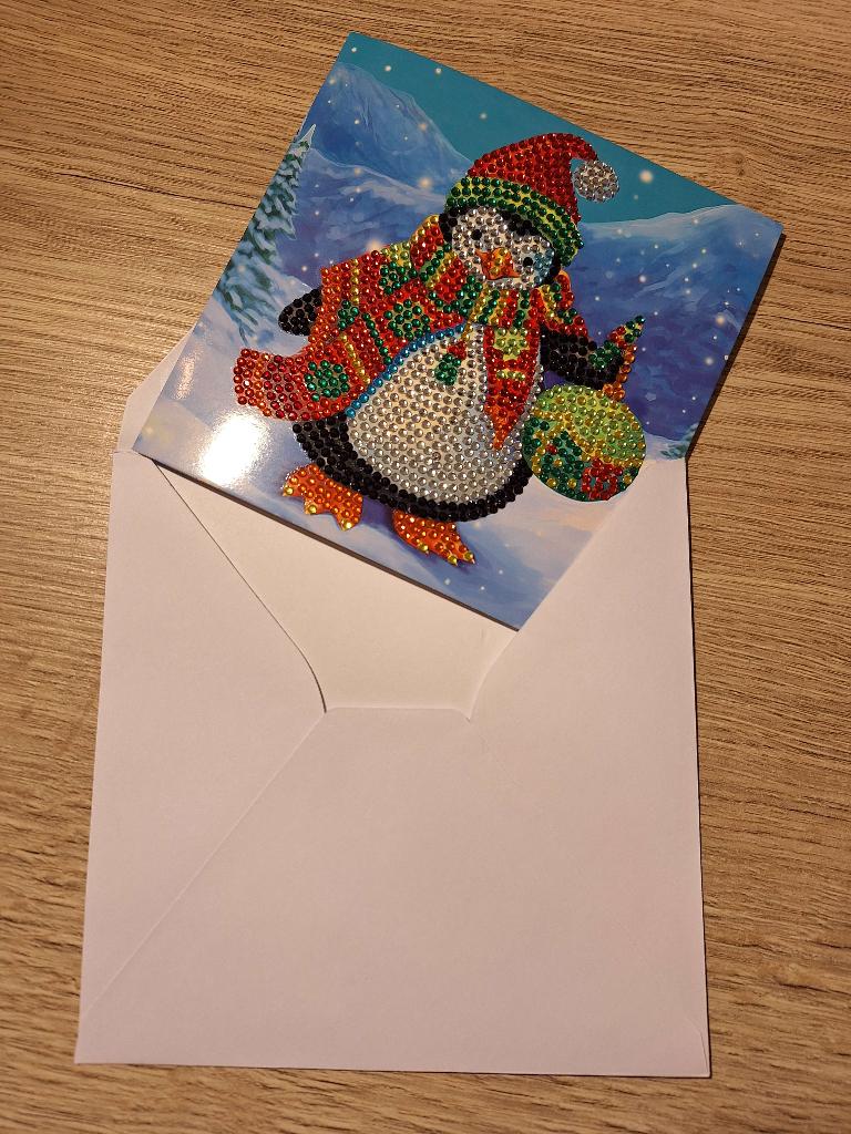 Kerstkaarten met diamantjes, Ophalen, Nieuw