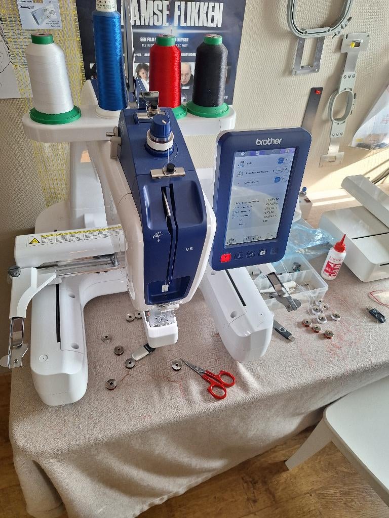 brother VR borduurmachine, Ophalen, Zo goed als nieuw, Borduurmachine