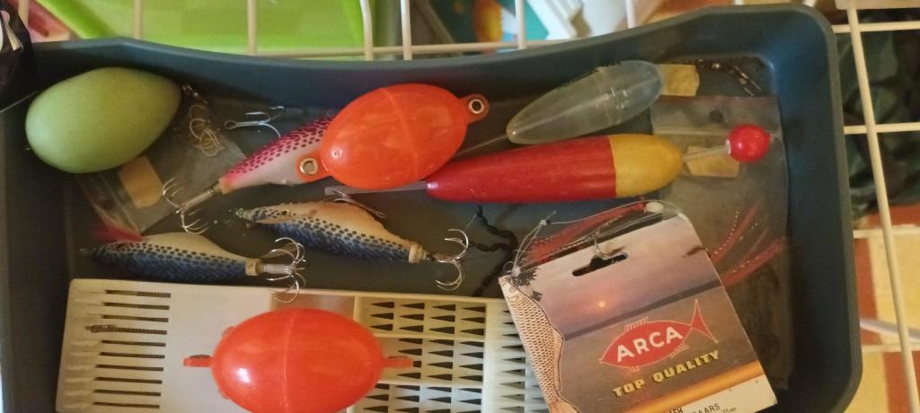 Set met castinguitrusting voor surfen, Ophalen