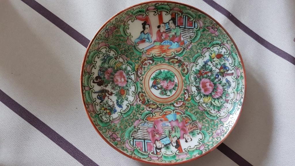 assiette 19ème porcelaine chinoise 13.5 cm, Antiquités & Art, Enlèvement ou Envoi