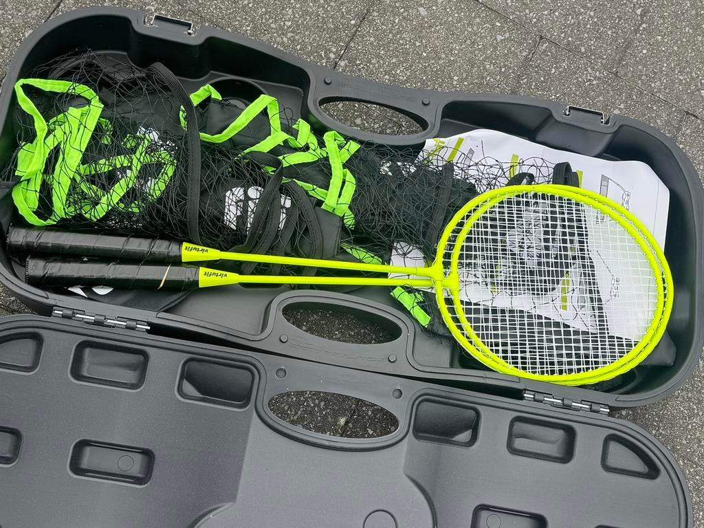 VirtuFit Badminton- en Tennis. H155 x L288 + draagtas. New, Sport en Fitness, Badminton, Ophalen of Verzenden, Nieuw, Overige typen