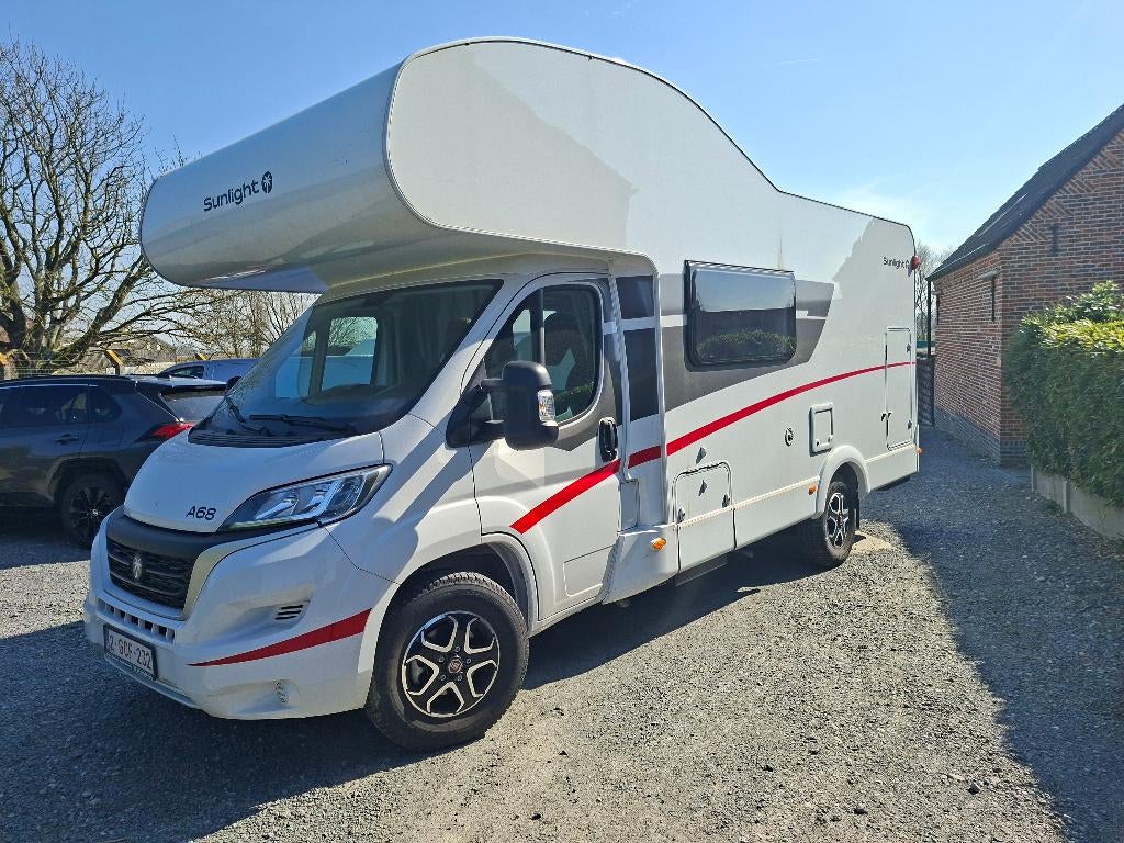 mobilhome, Caravans en Kamperen, Mobilhomes, Automaat, Alkoof, Fiat, Serrures de sécurité