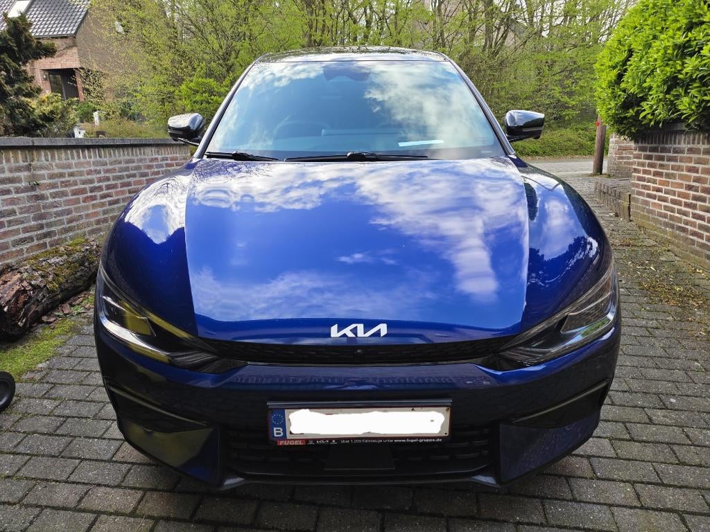 KIA EV6 GT line full options with sun roof, Auto's, Automaat, Zwart, Blauw, Elektrisch
