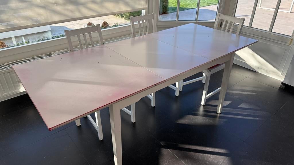 Table a manger 6 à 10 personnes., Maison & Meubles, 150 à 200 cm, Cinq personnes ou plus, Enlèvement, Utilisé