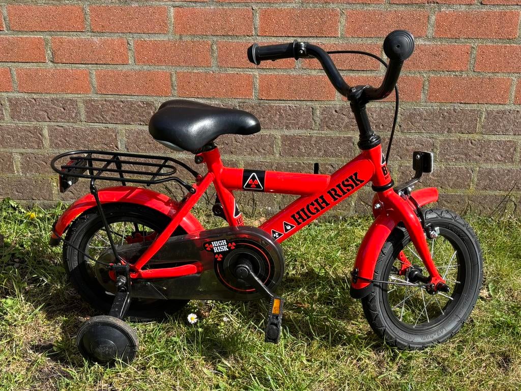 Kinderfiets 12 inch, Fietsen en Brommers, Fietsen | Kinderfietsjes, Ophalen, Zo goed als nieuw, Minder dan 16 inch, Zijwieltjes
