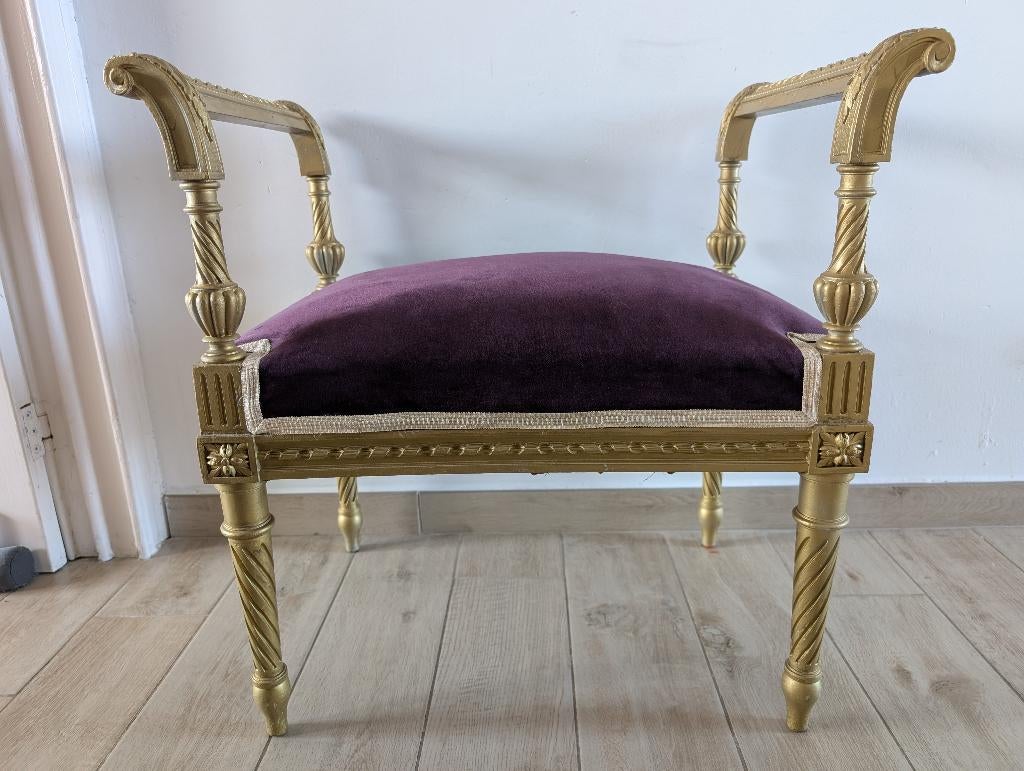 Repose pied / Tabouret Louis XVI Vintage ancien antiquité, Enlèvement