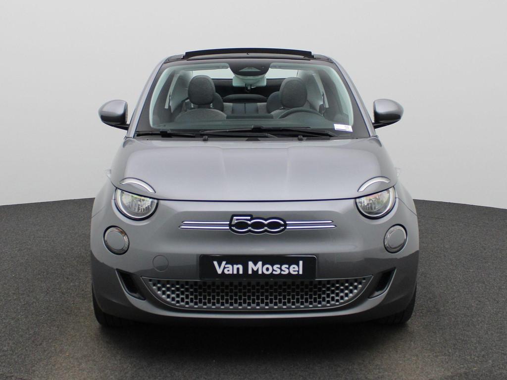 Fiat 500C 500e 42 kWh Icon Cabrio, Auto's, Fiat, 4 zetels, Stof, Cabriolet, Cruise Control