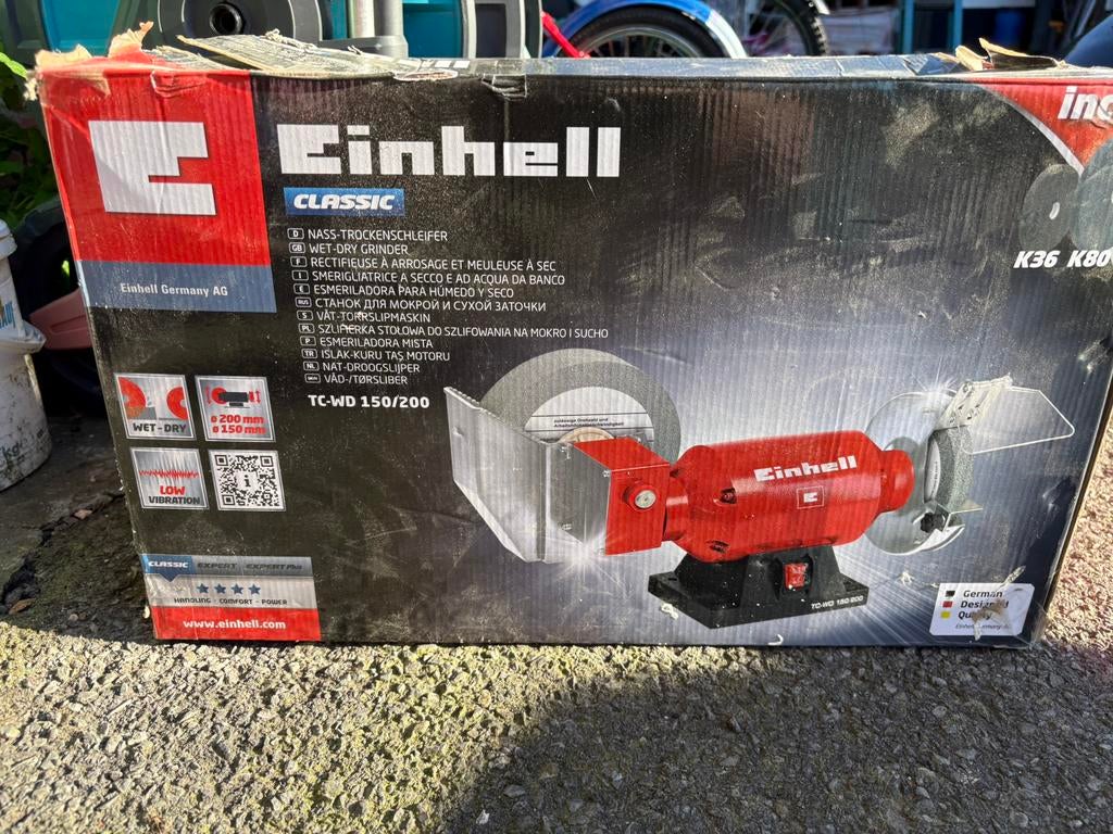 Einhell slijpmachine, Doe-het-zelf en Bouw, Gereedschap | Slijpmachines, Ophalen, Zo goed als nieuw