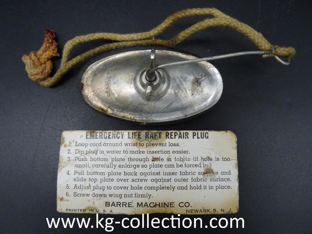 Amerikaanse emergency life raft repair plug, Ophalen of Verzenden, Overige soorten, Overige typen