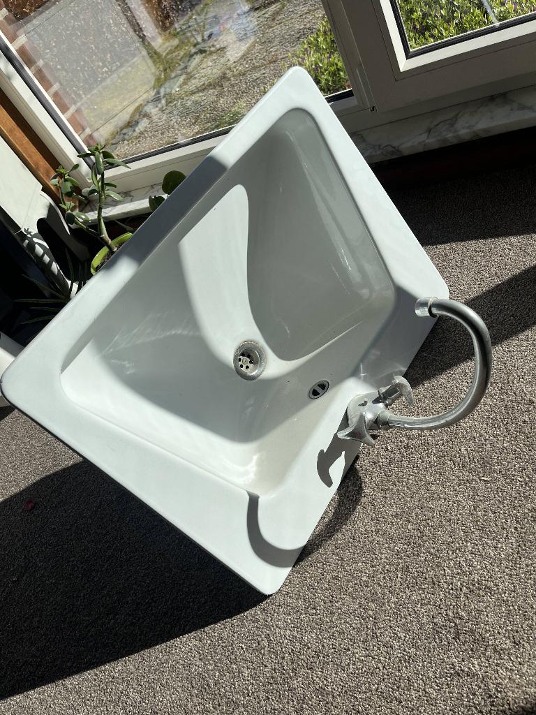 wasbak, Doe-het-zelf en Bouw, Sanitair, Ophalen, Gebruikt, Wastafel