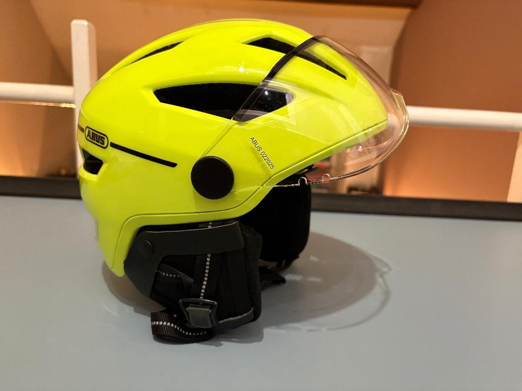 Abus Helm speedpedelec maat M, Fietsen en Brommers, Fietsaccessoires | Fietshelmen, Ophalen, M, Nieuw, Abus