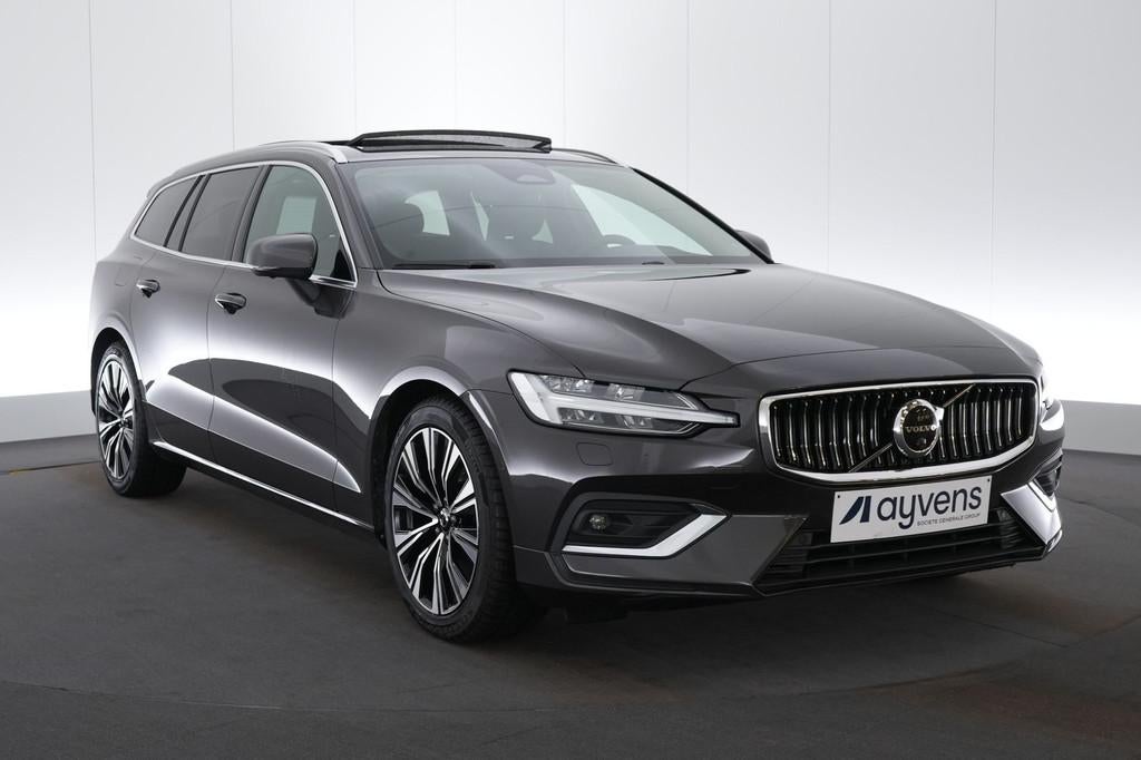 (2DGT900) VOLVO V60, Autos, Cuir, Argent ou Gris, Euro 6, Entreprise