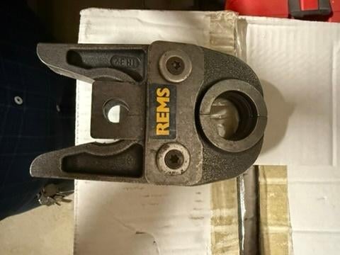 Lot 5 mâchoires à sertir — Novopress Mapress + REMS, Ophalen, Gebruikt