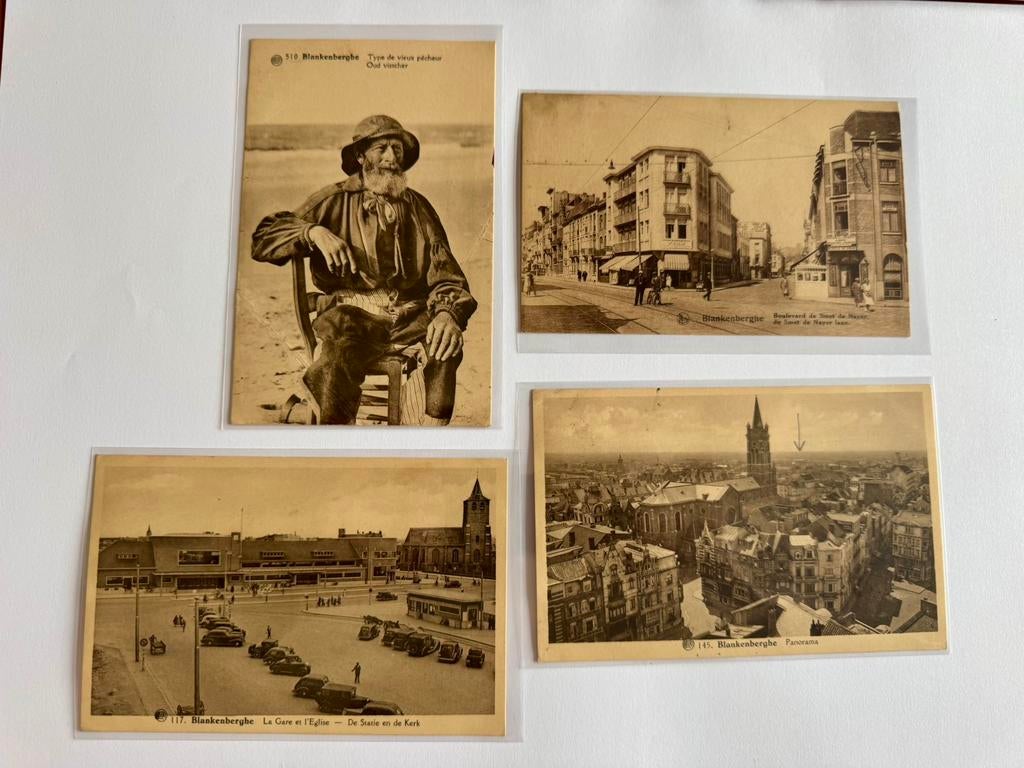 8 ansichtkaarten Blankenberghe, Verzenden