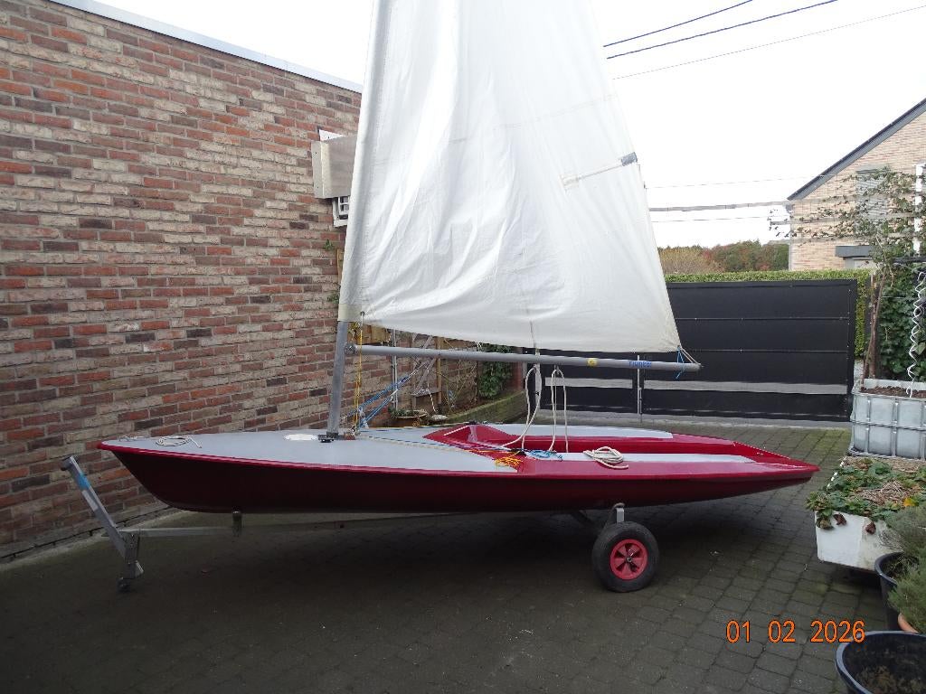 4X4 COMPLETE TRAILER + LANCERING, Watersport en Boten, Ophalen, Gebruikt, Laser, 3 tot 6 meter