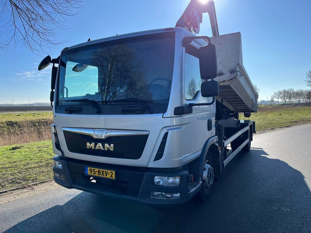 MAN TGL 12-250, HAAKARM+KRAAN, Auto's, Vrachtwagens, Automaat, Euro 6, MAN, Centrale vergrendeling