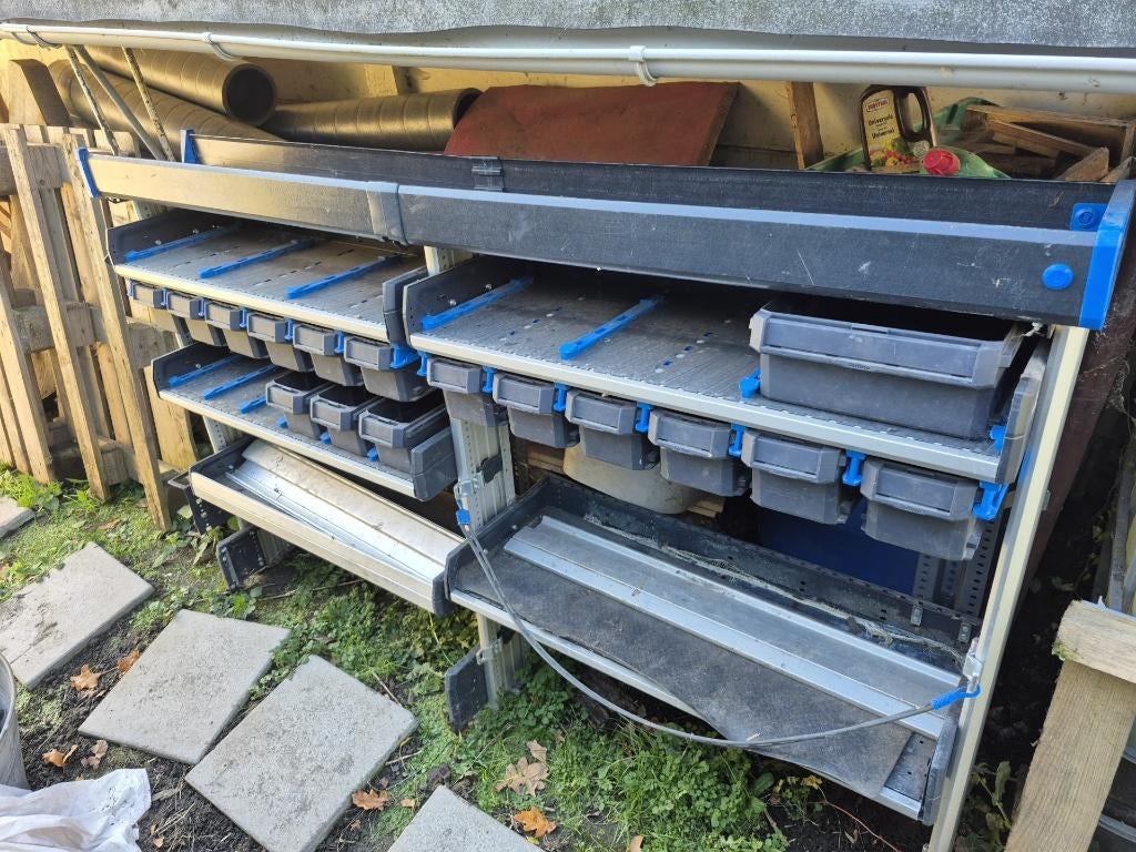 Etagère Sortimo, Enlèvement