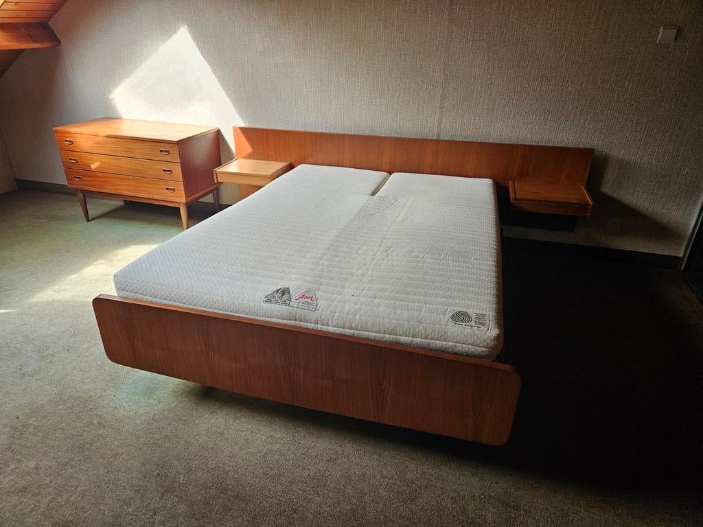 Mooie retro sixties slaapkamer, Huis en Inrichting, Ophalen, Gebruikt, Tweepersoons, Retro sixties