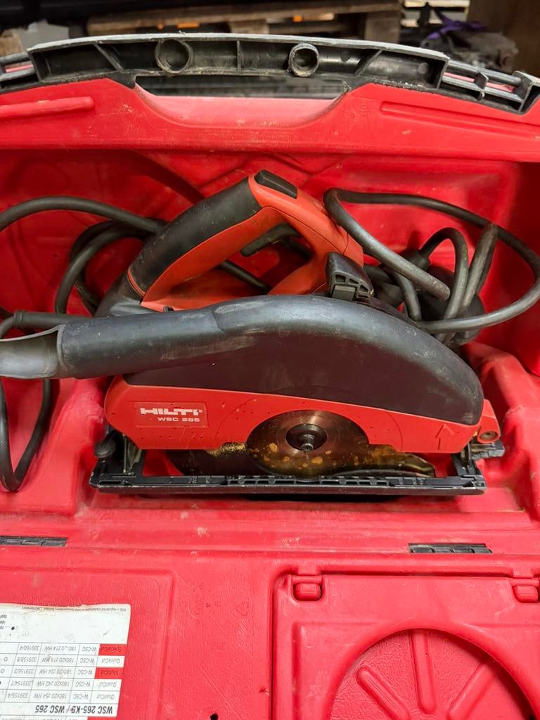 Cirkelzaag hilti WSR 265, Doe-het-zelf en Bouw, Ophalen, Zo goed als nieuw, Cirkelzaag