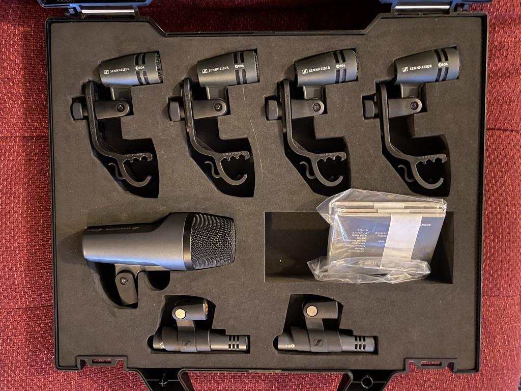 Kit micro batterie Sennheiser E600 (7 micros), Musique & Instruments, Microphones, Enlèvement, Comme neuf, Micro pour instrument