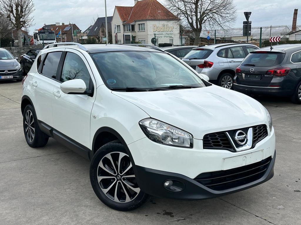 Nissan Qashqai 1.4L Diesel 12/2011 Perfect staat, Auto's, Euro 5, Zwart, 4 cilinders, Wit