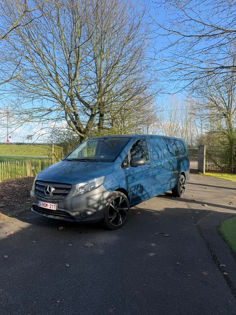 Mercedes Vito lichte vracht–PERFECTE STAAT–CarPlay–Trekhaak, Auto's, 4 deurs, 4 cilinders, Blauw, Mercedes-Benz