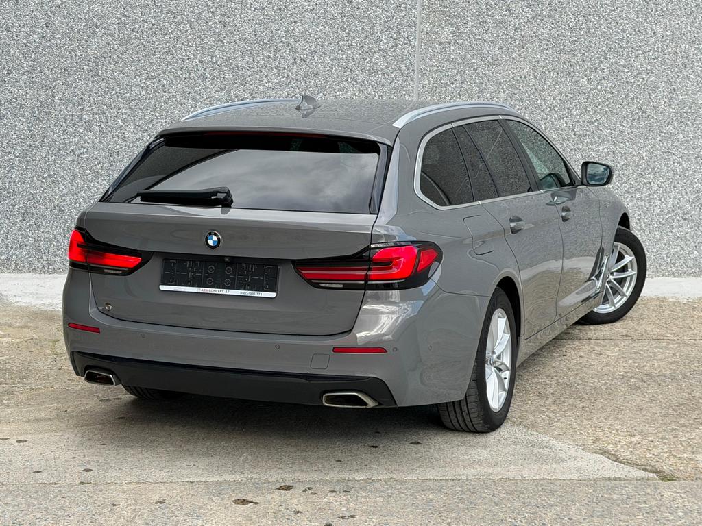 BMW 520d Break Diesel 2021 SHOWROOM garantie 12 Mois, Cuir, Argent ou Gris, Euro 6, Entreprise