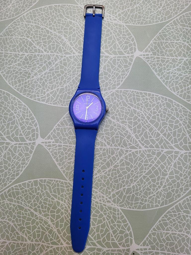 Merk Ascot : kinder horloge, Enlèvement ou Envoi, Comme neuf, Bleu, Garçon ou Fille