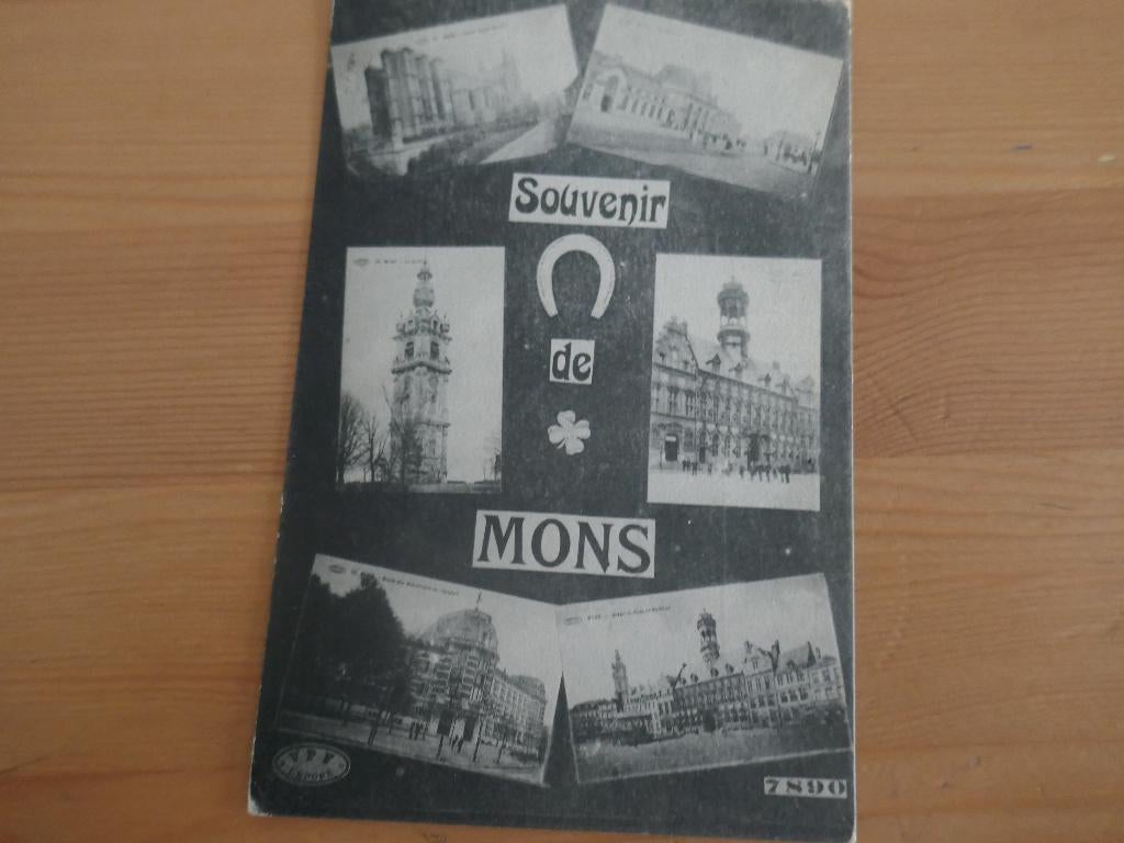 mons souvenir de mons, Enlèvement ou Envoi, Affranchie, Hainaut