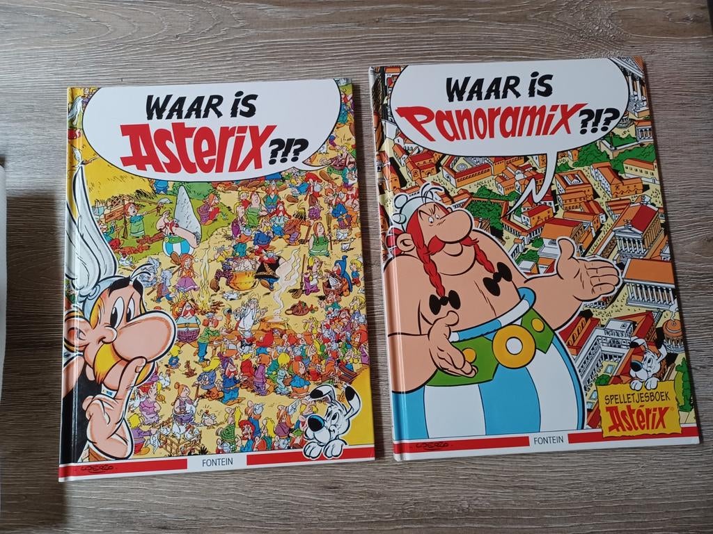 2 HC albums Waar is Asterix/Panoramix???, Ophalen of Verzenden
