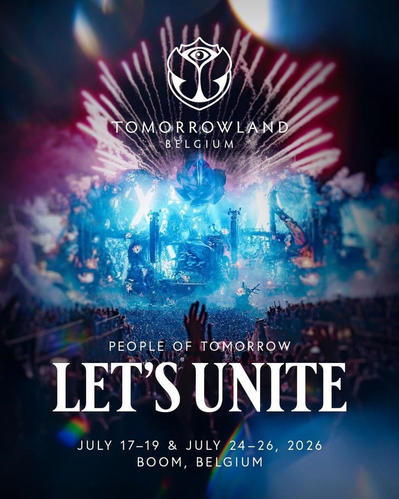 2x tomorrowland tickets 2026 w1 saterday for sale