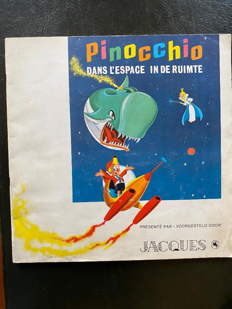 Pinocchio in de ruimte - Uitgave Jacques, Boeken, Ophalen of Verzenden, Gelezen, Plaatjesalbum