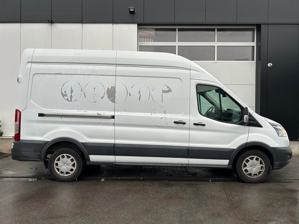 Ford Transit 2.2 TDCi L3H3 in goede staat, Stof, Zwart, Wit, Bedrijf