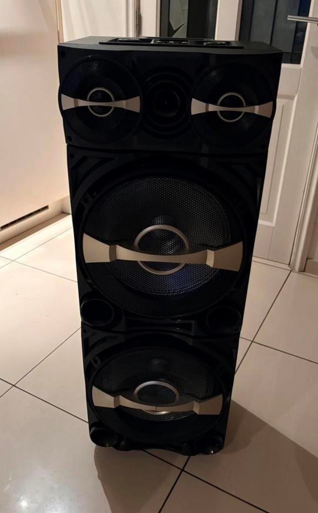 Haut-parleur puissant avec éclairage LED, Enlèvement, Neuf