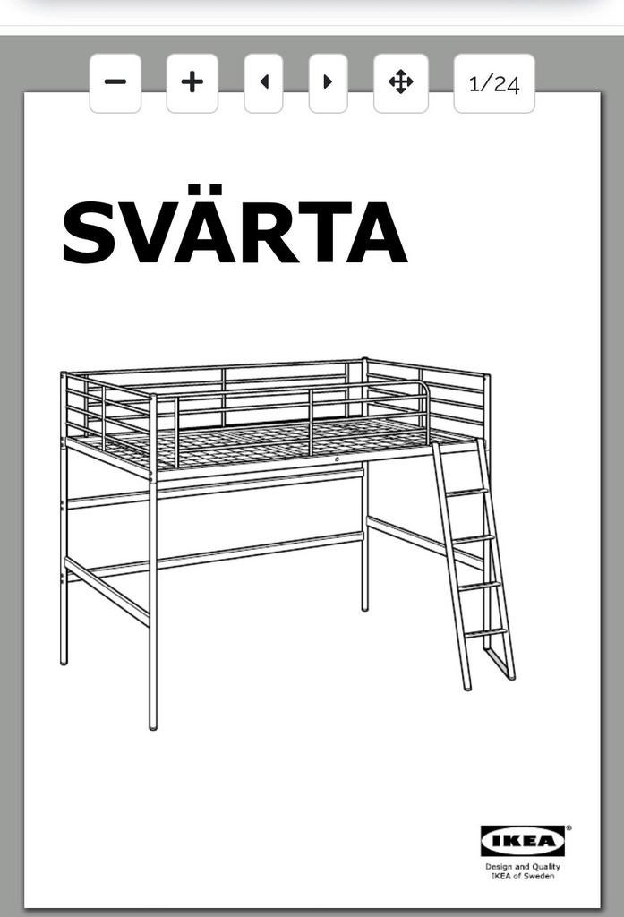 Lit mezzanine ikea 2 personnes, Lit mezzanine