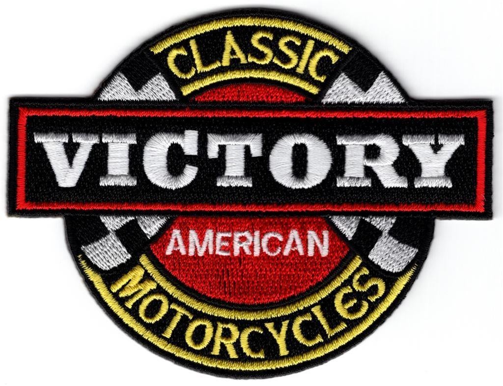 Victory Classic American Motorcycles stoffen opstrijk patch, Motos, Envoi, Neuf