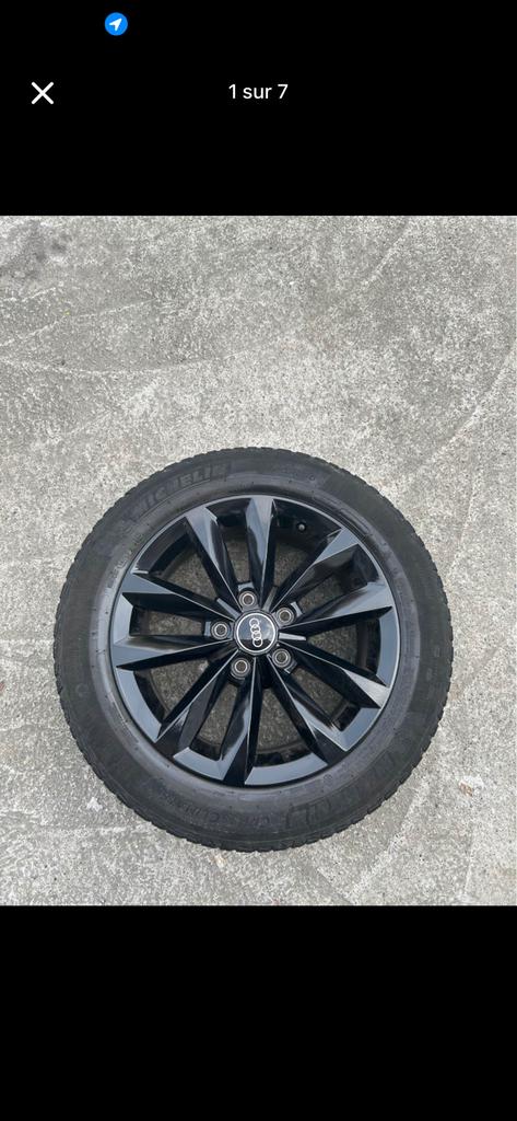 Jantes audi a3 noir 5x112 16 pouces, Autos : Pièces & Accessoires, Enlèvement, 16 pouces, Jante(s)