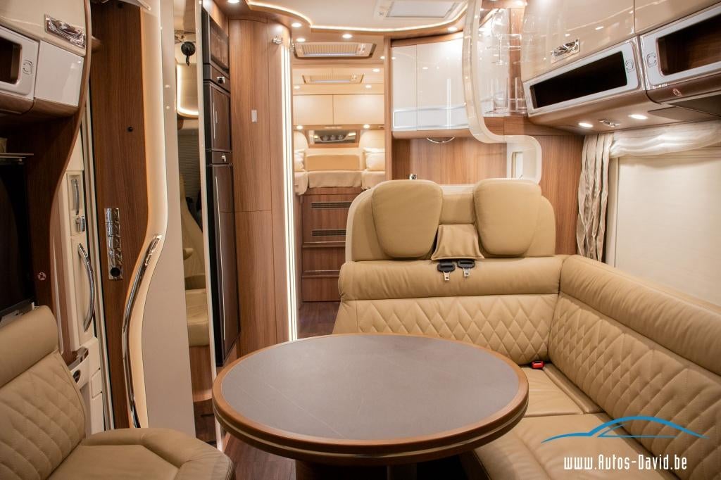 Carthago Chic E-Line I 50 LE Fiat Ducato 2.3 Aut. 5 Slaappl, Caravans en Kamperen, Mobilhomes, Fiat, Luifel, 7 tot 8 meter, Bedrijf