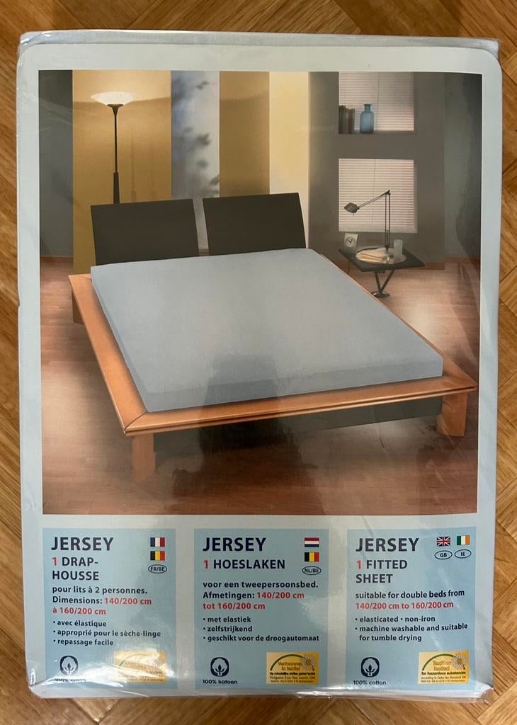 Drap housse 2 personnes, Maison & Meubles, Enlèvement, Comme neuf