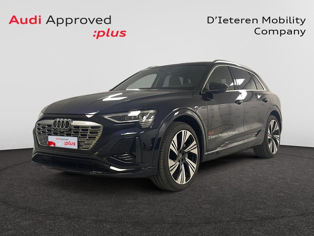 Audi Q8 e-tron Q8 e-Tron 106 kWh 55 Quattro S line, Auto's, Audi, Automaat, Zwart, Elektrisch, https://public.car-pass.be/vhr/0a619cc0-f991-48e4-8937-c4dea11ed7ca