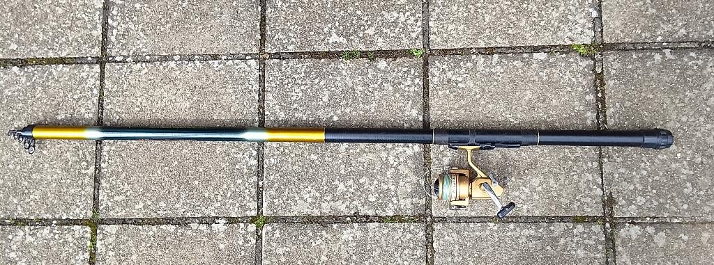 Canne au coup téléscopique Arca-Bifa, Enlèvement, Utilisé, Ligne de pêche